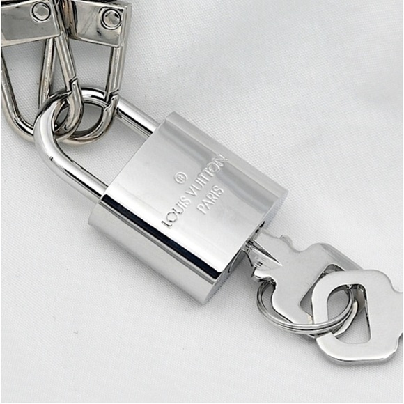 LOUIS VUITTON SILVER Lock & Keys - Picture 2 of 3